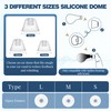 9Pcs Hearing Aid Domes Compatible with Audien Hearing(Open Round)