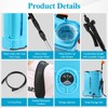 Battery Powered Backpack Sprayer 4 Gallon, 100 PSI Electric Garden