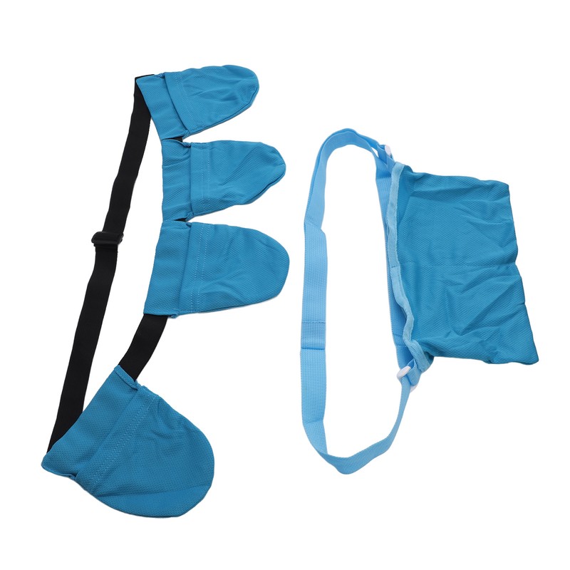 Blue Breast Surgery Drainage Bag Breathable Mastectomy Drain Holder with
