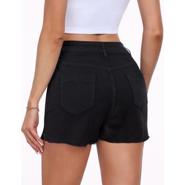 GALMINT Denim Skort for Women High Waisted Jean Skorts for Woman Mini Denim Skirt with Shorts Stretch with Pockets Y2k