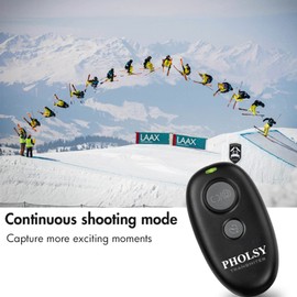 Camera Remote Shutter Release Wireless Remote Shutter Release Compatible with Canon EOS R5 R3 R6 R5C 90D 850D 5D Mark IV III II 6DII 7DII 40D 50D for Olympus OM-1 EM1X EM1 II for Fuji GFX50SII XT3 XT4