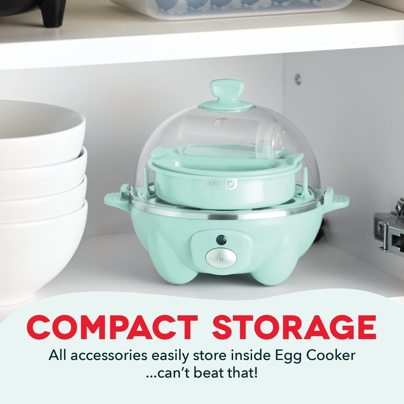 DASH Rapid Egg Cooker: 7 Egg Capacity Electric Egg Cooker