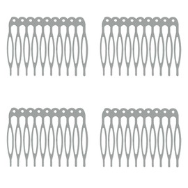 Honbay 30PCS 10 Teeth Metal Hair Combs Hair Side Combs Hair Clip Combs Twist Combs Wedding Bridal Veil Combs Wig Combs Headpieces Accessories Combs Updo Bun Chignon Hair Styling Accessories