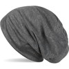 styleBREAKER Beanie with All-Over Glitter in Single Colours, Slouch Long