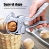 Walnut Cracker Clip, Squirrel Shape Zinc Alloy Shell Cracker Walnut