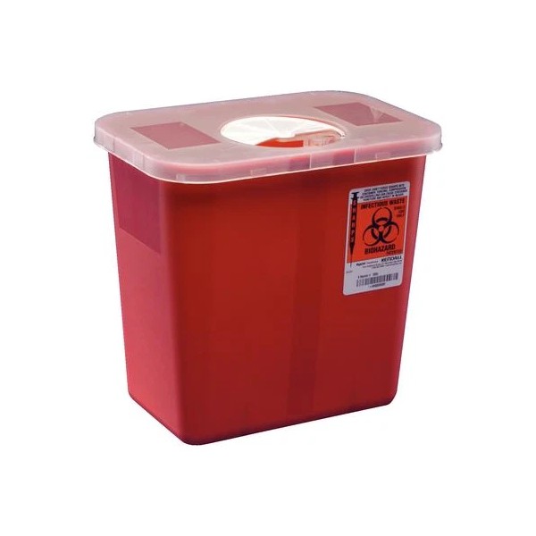 Kendall Healthcare 8970 SharpStar Sharps Container 2 Gallon Rotor Opening