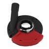 5 In Power Grinding Dust Shroud Iron PA66 Red Black