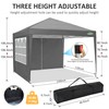 COBIZI 10x10 Pop Up Canopy Tent with 4 Removable Sidewalls