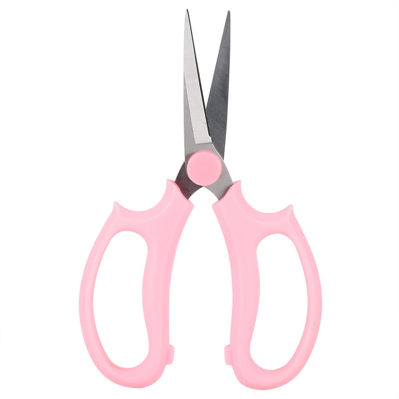 Multifunctional Floral Scissors Pruning Shears Flower Cutting Scissors(Pink)