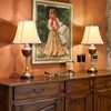 GO&SO Square Cut Corner Lampshade, 8x14x11 Inch Medium Table Lamp