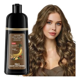 Champú Tinte Cabello Castaño Claro Semipermanen