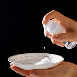 Foraineam 16 Pack 50 ml Foam Dispenser Bottle Plastic BPA Free Refillable Mini Foaming Soap Dispenser Pump Bottles