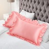 PiccoCasa Satin Pillowcases for Hair and Skin, Retro Silky Pillow