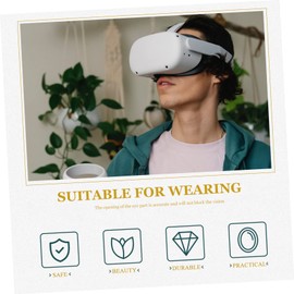 Gatuida VR Headset Cover Adjustable Breathable Sweat Band for VR Eye Protection Comfortable Fit for Gaming Compatible with Headsets Lightweight Design for Enhanced Comfort