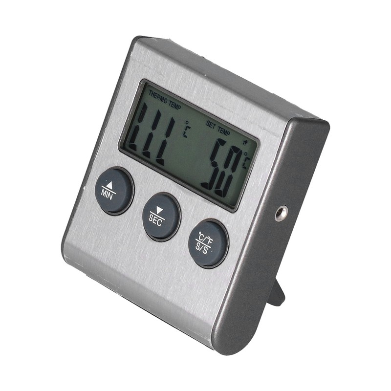 Magnet Design Barbecue Thermometer Food Meat Temperature Meter with Alarm