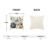 CXMEIFLY Fall Pillow Covers 18x18 Inch Set of 2 Navy