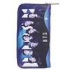 Kpop BTS Merchandise Leather Long Wallets for Army Gifts, Blue,
