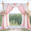 Wedding Arch Draping Fabric, 1 Panel 28" x19ft White Wedding