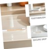 FOMIYES 10pcs Manual Toothbrushes: Bamboo Toothbrushes with Soft Bristles &
