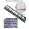 DuuMuut Galvanized Steel Drain Grate with Lip 20x4 in for