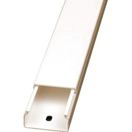 CabCom Cable Duct Polyvinyl Chloride (PVC) Cable Rail Parapet Duct for Mounting on Wall or Ceiling Various Sizes and Colours 2 Metres