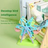 SEIS Ferris Wheel Toy for Bird with Feeder Training Parrot