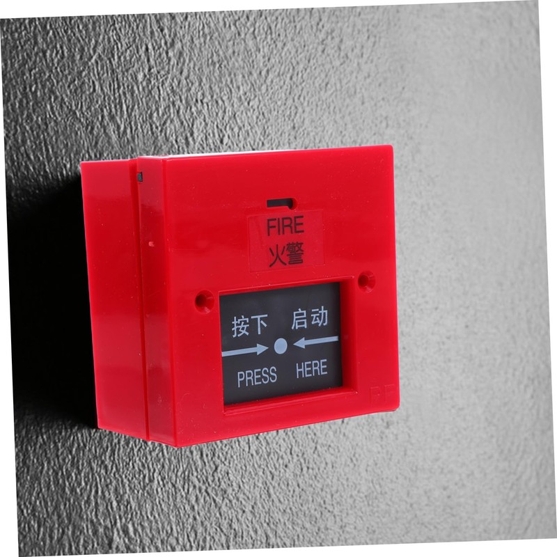 Zerodeko Emergency Fire Safety Alarm Button Glass Break Alarm for