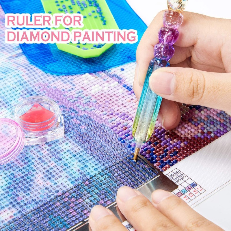 5D Diamond Painting Mesh Ruler Cross Stitch Steel Ruler DIY
