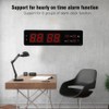 LED Large Perpetual Calendar Digit Desk Wall Clock for Bedroom