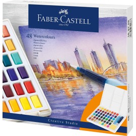 Faber-Castell Watercolour Pots, multi-coloured
