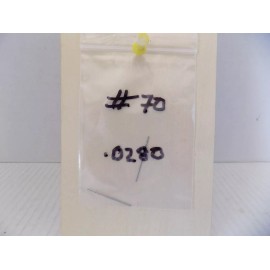 Unbranded 2) #70  .0280  DIA. DRILL BIT UNBRANDED PO   NIB