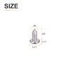 DTGN #8x3/8 Phillips Pan Head Self-Tapping Screw - 100Pack -