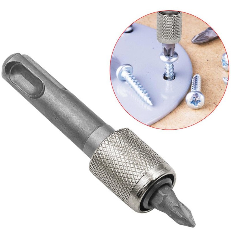 Eyech 5Pcs SDS-Plus Drill Chuck Adapter, 6.35mm 1/4 Inch Hex