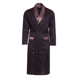 Revise Brais RE-502 Men's Dressing Gown Thin and Light, black