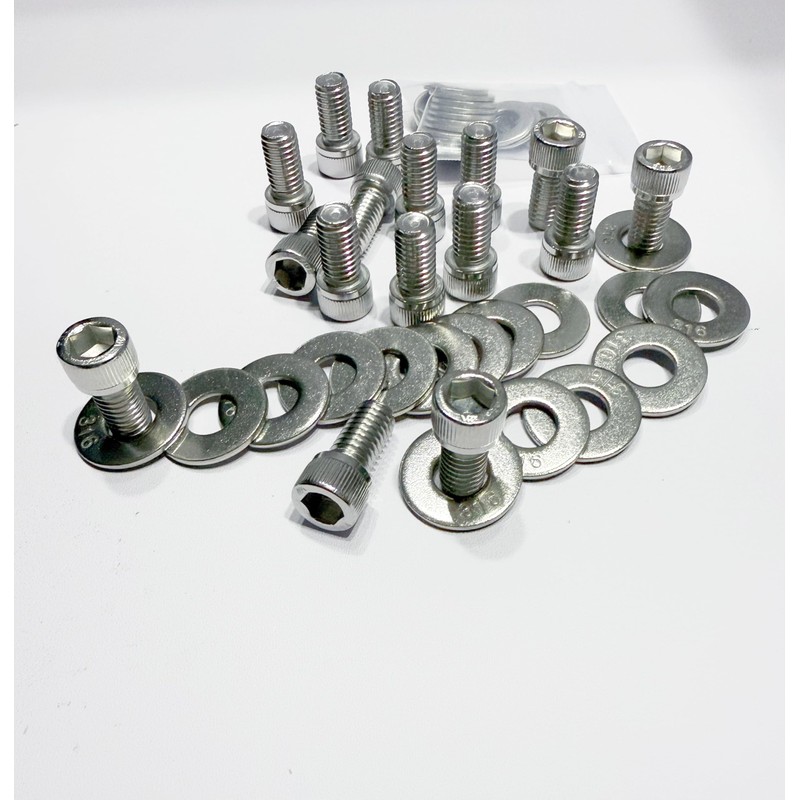 3/8" x 3/4" Allen Header Bolts kit for SBC Small