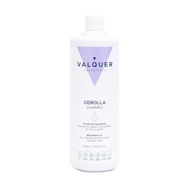 VALQUER Shampoo de Cebolla Regulador del Pelo Graso | Antioxidante con Efecto Anticaída que Revitaliza y Purifica | Aporta Fuerza, Volumen y Brillo | Todo Tipo de Cabellos | 1 L