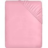 25 CM Deep Fitted Sheet Polycotton Plain Dyed Bedsheets Bedding