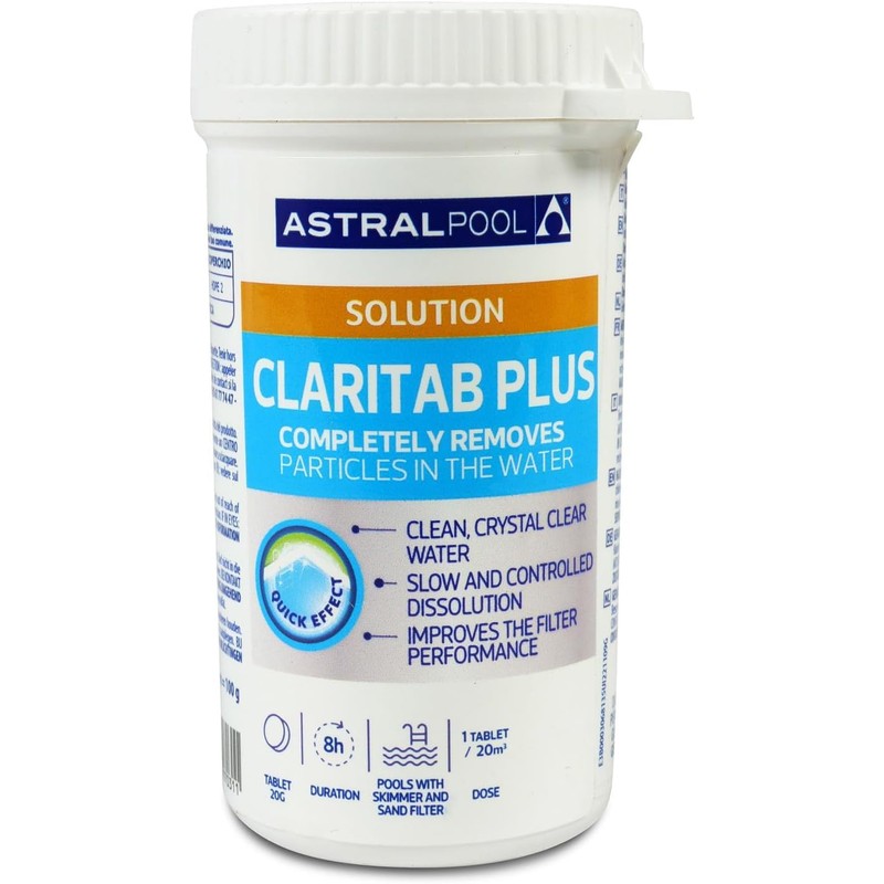 Astral Pool Claritab 5 x 20 g Tablets - Highly