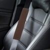 GAMPRO Perforated Breathable Car Seat Belt Pads, Microfiber Synthetic Leather