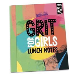 Papersalt Grit for Girls Jumbo Tear and Share Lunch Notes for Teen Girls, 5.5-Inch, Multicolor