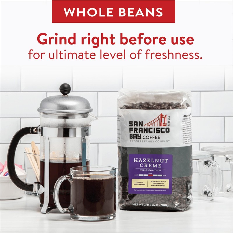 San Francisco Bay Coffee - Flavored Medium Roast Whole Bean