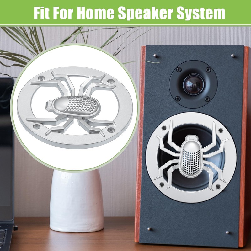 ACROPIX Universal 4" Car Speaker Grills Cover Round 4 Inch