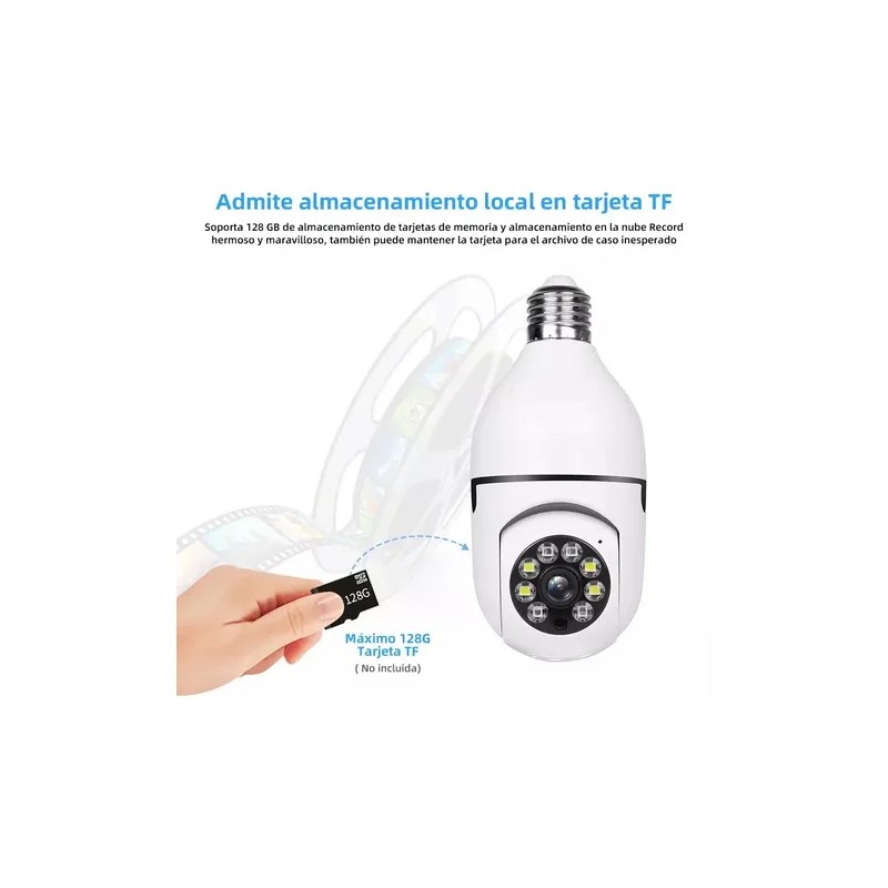 Camara de seguridad Kerui Smart resolucion 2mp visión nocturna blanco