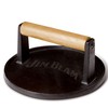 Jim Beam JB0158 Black Cast Iron Burger Press - 7''