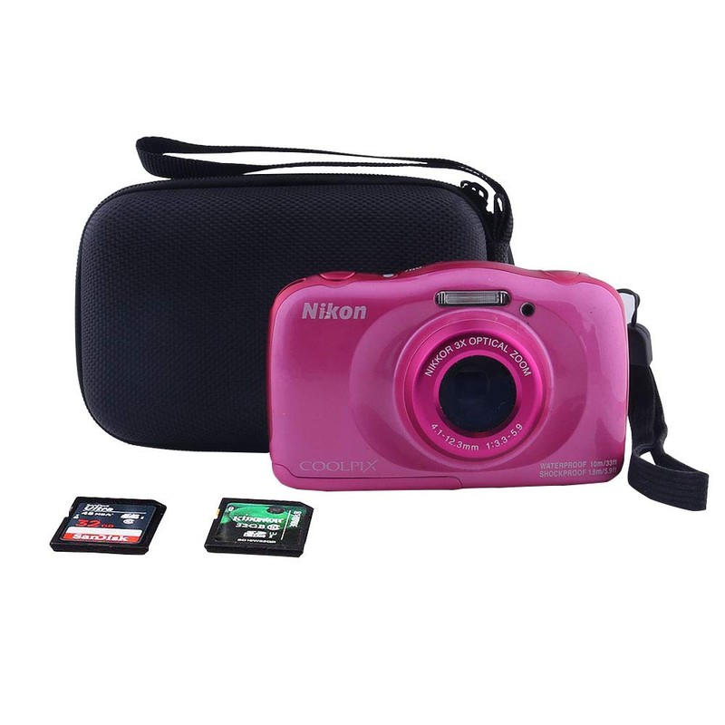 Protective Storage Case for Nikon COOLPIX W150/W300/A100/A10 Digital Camera -waiyu