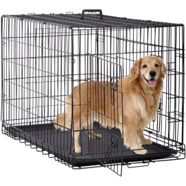 BestPet 48 Inch Large Dog Crate Dog Cage Medium Dog Kennel Animal Pet Crate Pet Cage