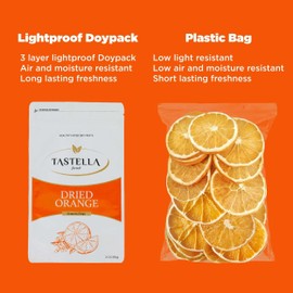 TASTELLA Dried Orange Slices, Cocktail Garnishes for Drinks, Dried Fruit for Cocktails, Dehydrated Orange Slices Dehydrated Fruit for Cocktails 3oz / 85g