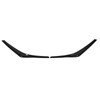 1 Pair Car Headlight Eye Lid Covers Bright Black Smooth