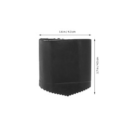 TOVINANNALadder Non Slip Feet Mat, 4 Pcs Ladder Feet Covers Rubber Steep Ladder Foot Pad Telescoping Ladder Cap Feet Foot Pads Cover Security Bumper Replacement Kit for Ladder Accessories