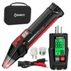 KAIWEETS Circuit Breaker Finder with LCD Display, GFCI Outlet Tester,